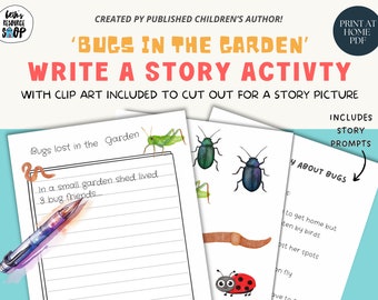Write a Story About Bugs | Creative Writing Prompts | Writing Activity | Writing Worksheets | Writing Template | Printable PDF Resource