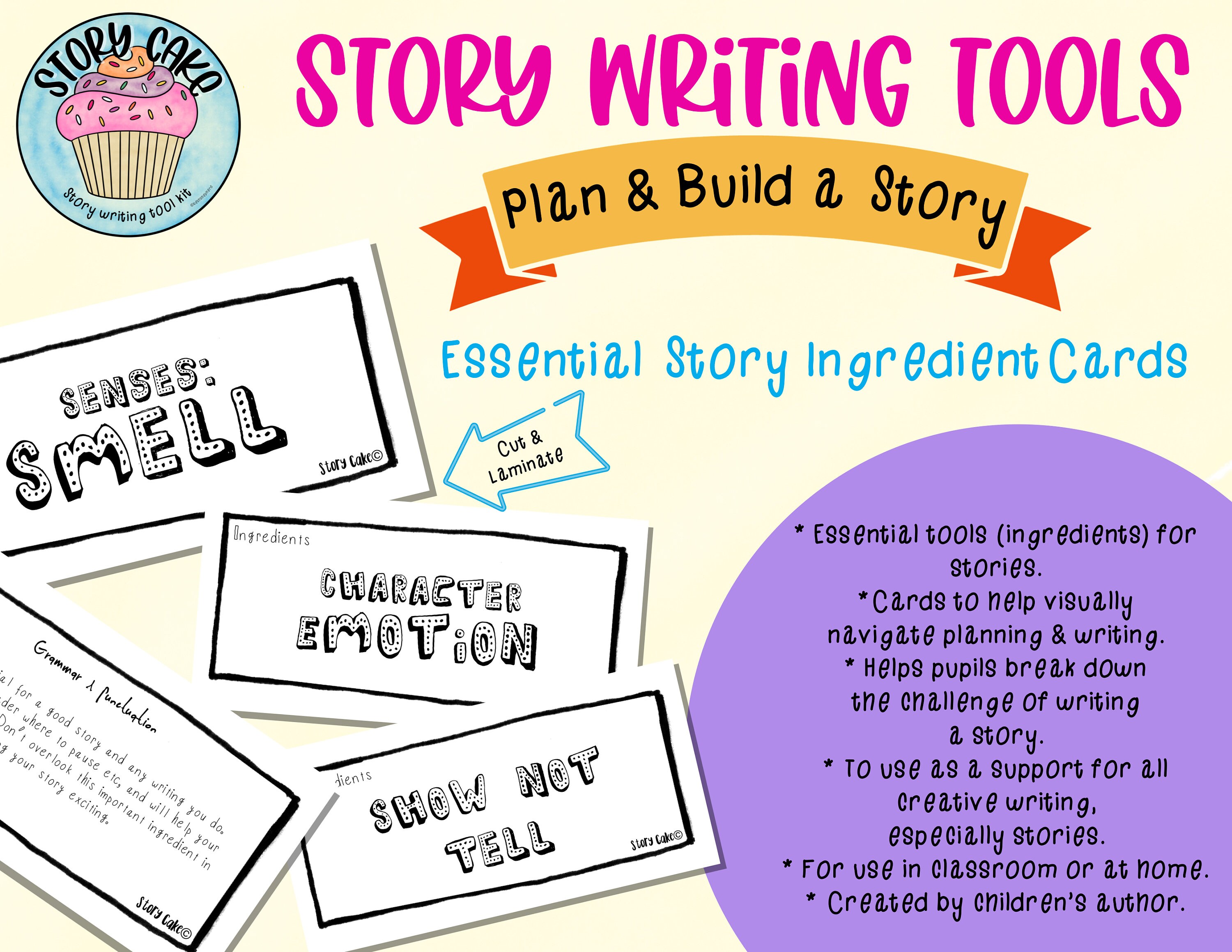 Story Writing Cards - Printable Resources - Creative Writing Games ...