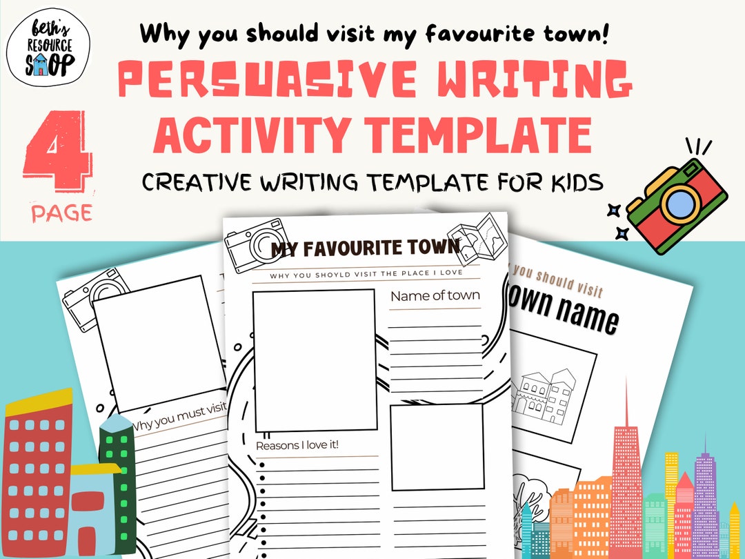 Persuasive Writing Activity | Writing Template | Writing Page ...