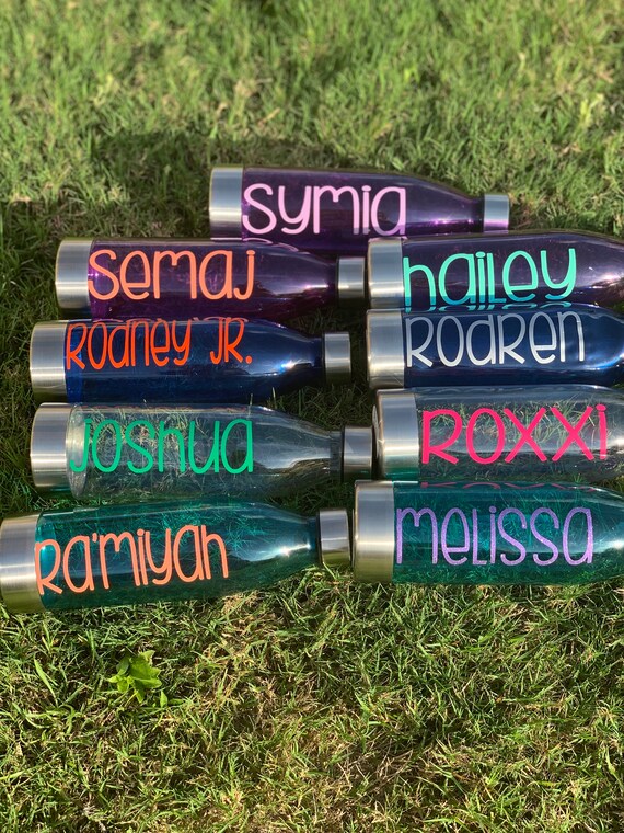 Personalized Water Bottle Etsy
