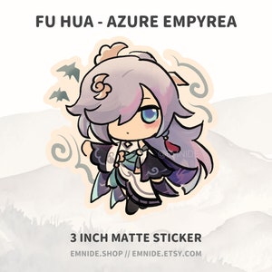 Fu Hua Azure Empyrea Sticker - 3" Honkai Impact 3rd