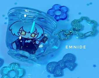 Angela Teacup Keychain, Glitter Shaker, Library of Ruina