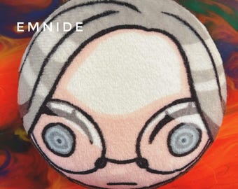 Eito Forehead Minky Buttons, 58mm Pin, The Hundred Line