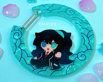 Hong Lu Clip, Blue Foil Porcelain Film 7cm, Limbus Company