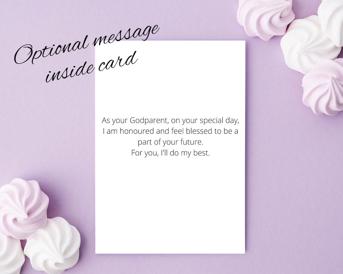 Personalised Christening Card Godson Card Goddaughter Card Etsy UK