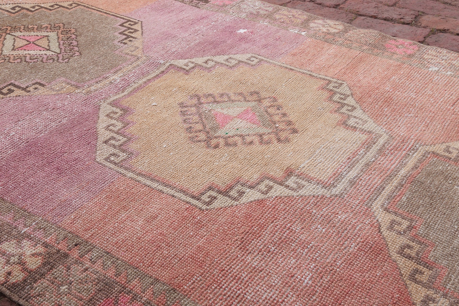 Antique Runner Rug Vintage Runner Hallway Rug Turkish Etsy