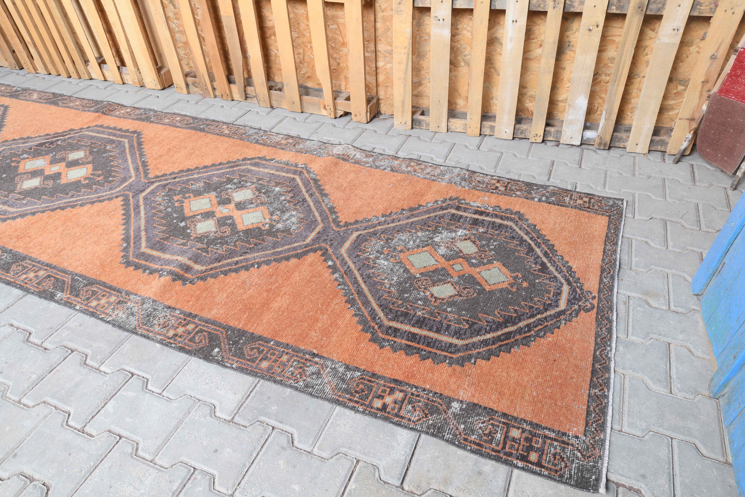 4 X 15 Ft Rare Runner Rug Oushak Runner Rug Orange Vintage Etsy Singapore