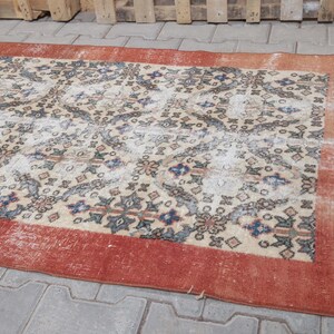 3.3 x 6.4 ft, Turkish Rug, Area Rug, Oushak Rug, Handmade Rug, Decorative Rug, Anatolian Rug, Bohemian Rug, Vintage Rug, Oriental Rug