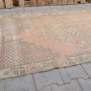 3 x 9 ft, Decorative Rug, Anatolian Rug, Area Rug, Turkish Rug, Oushak Rug, Handmade Rug, Bohemian Rug, Vintage Rug, Oriental Rug