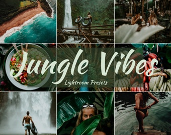 20 Lightroom Mobile Presets  Jungle Vibes Tropical Style Blogger Presets, Travel Presets, Photo Editing,  Photographer Presets, Instagram