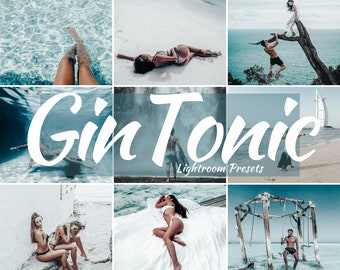 10 Lightroom Mobile Presets GINTONIC Blogger Presets, Lightroom Presets, Travel Blogger, Photo Editing, Beach Presets, Instagram