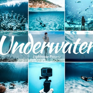 10 Lightroom Mobile Presets  UNDERWATER  Travel Presets, Blogger Presets, Photographer Presets, Photo Editing, Instagram