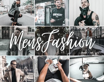 10 Lightroom Presets MENS FASHION for Desktop and Mobile, Blogger Presets, Fashion Presets, Travel Presets, Photo Editing, Instagram Presets