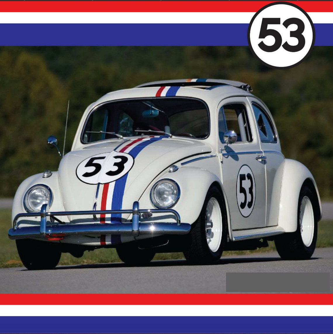 Car Herbie the Love Bug Decals Set Vehicle Graphics Stickers | Etsy