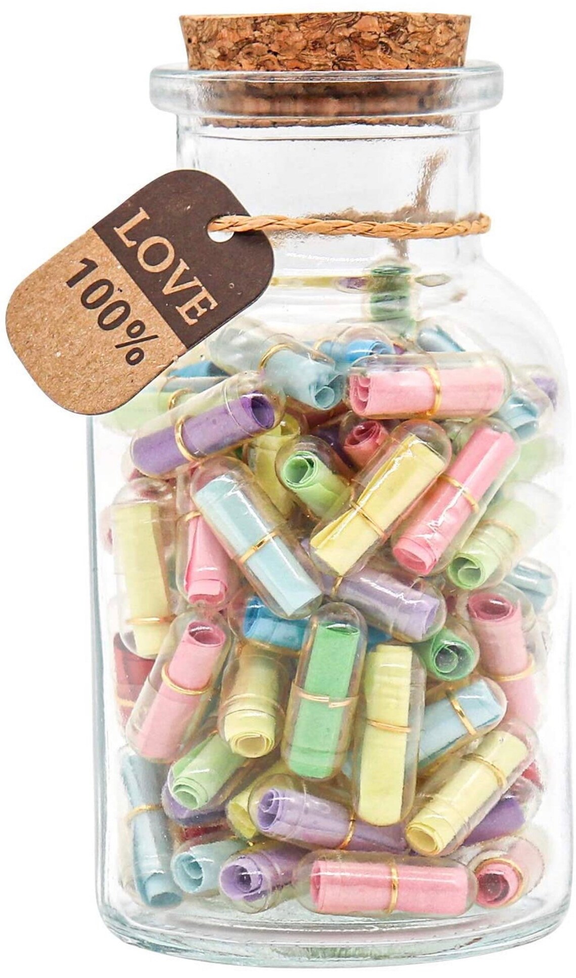 Capsule Letters Message in a Bottle Cute Things Gifts for Etsy