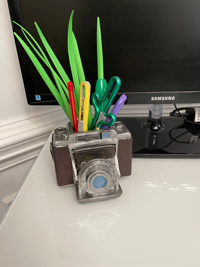 Retro Shabby Chic Vintage Typewriter Pencil Holder for Desk Etsy