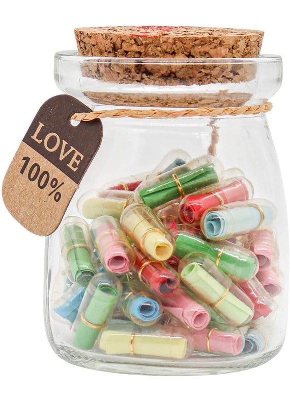 Capsule Letters Message in a Bottle Cute Things Gifts for Etsy
