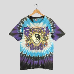 Vintage 1991 Grateful Dead Rock Concert Tie Dye Tshirt Large The Grateful Dead Music Concert Tour Psychedelic Hippie Chinese New Year Tee L