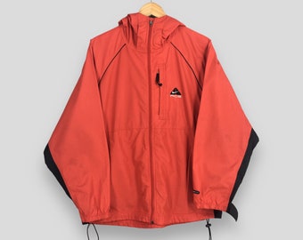 Veste à capuche coupe-vent Nike Acg vintage des années 90 grande Nike Swoosh rouge Sportswear Nike Training Wear veste légère Nike taille L