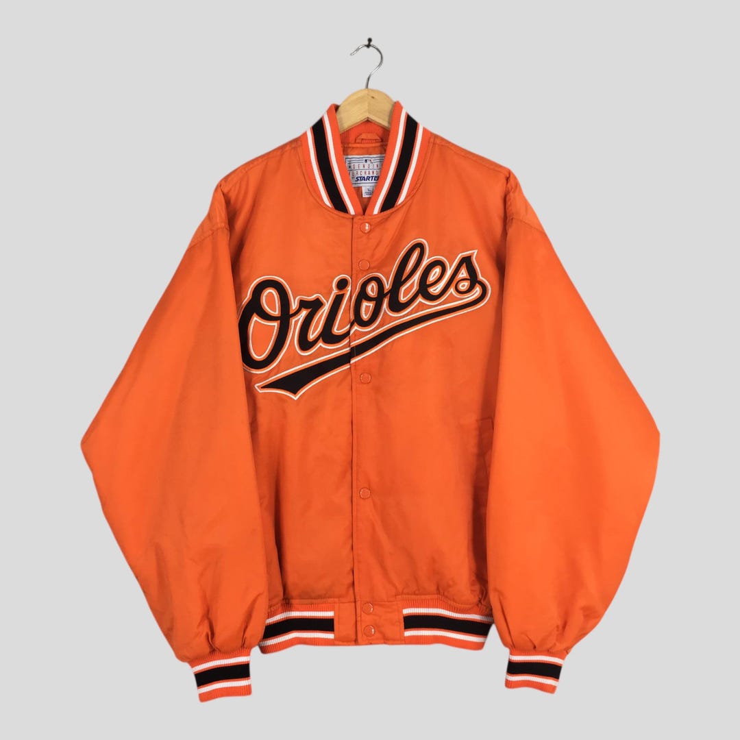 Vintage 90s Baltimore Orioles MLB Satin Jacket Large Baltimore