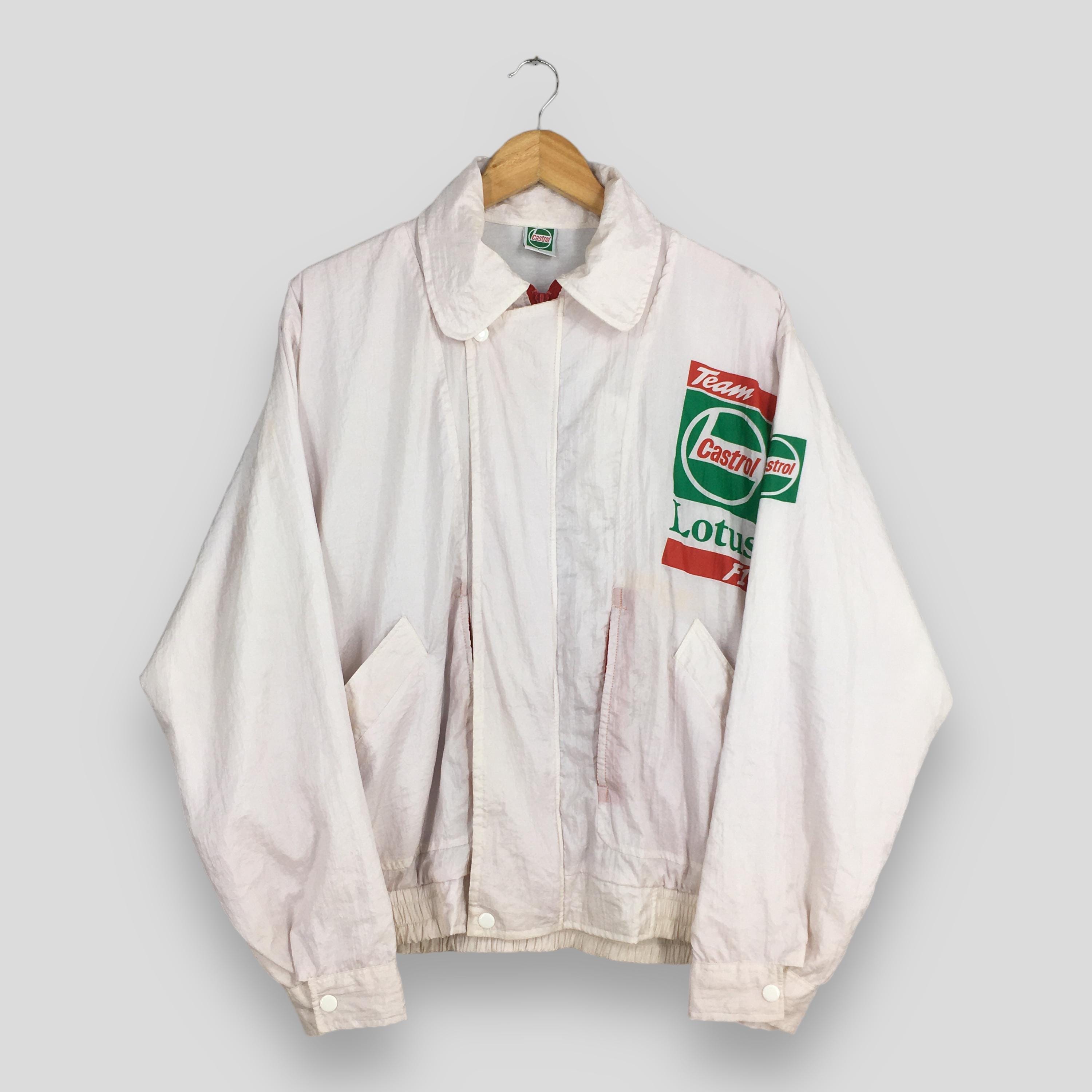 Vintage Team Lotus Castrol F1 Racing Windbreaker Jacket