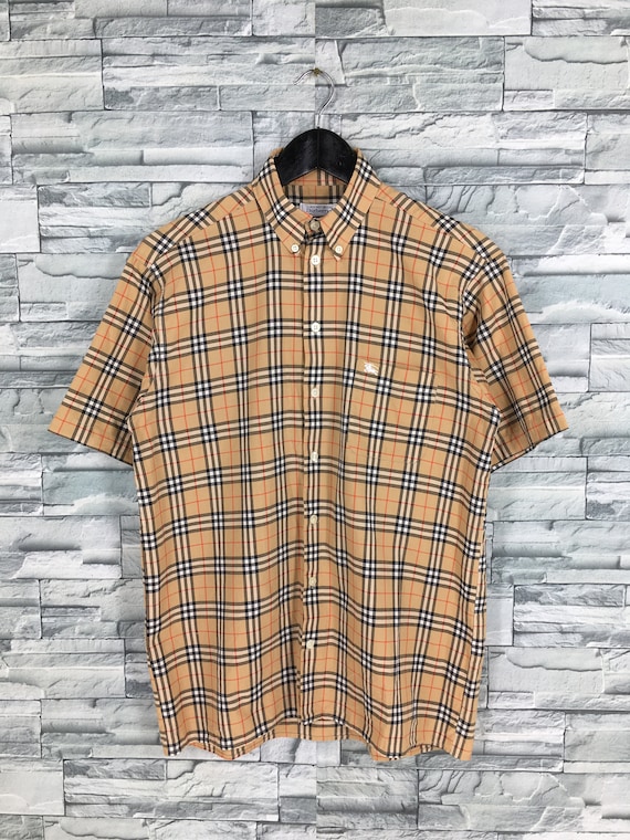 vintage burberry check shirt