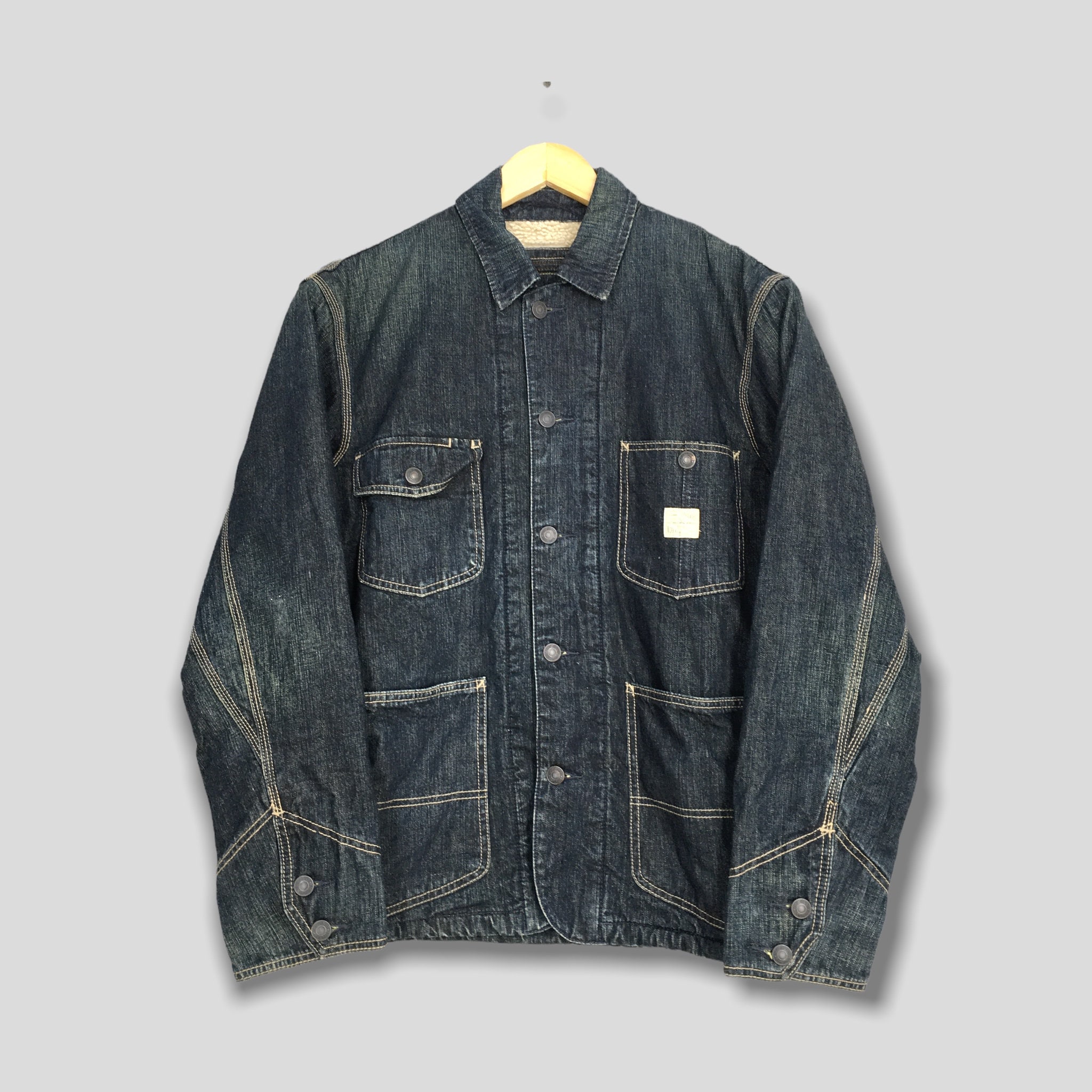 Vintage Gap Denim Workers Jeans Jacket Small Workwear Style Denim