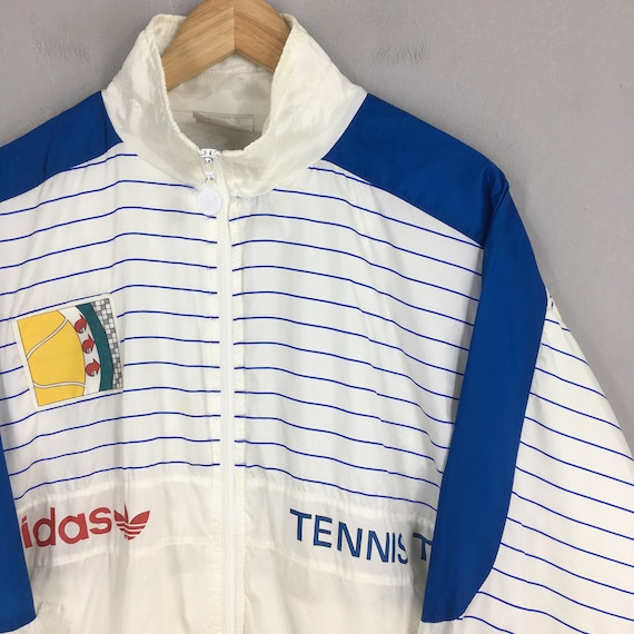Vintage 1990s Adidas ATP Tennis Windbreaker Jacket Large