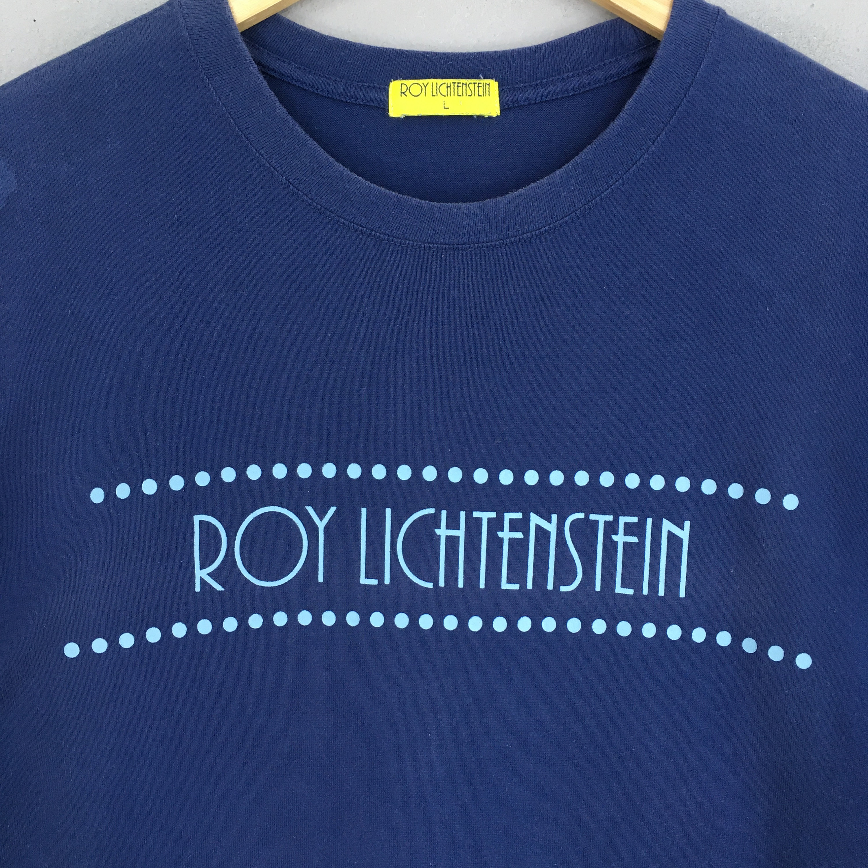 Vintage Roy Lichtenstein Drowning Girl 1963 Artwork T Shirt Large 