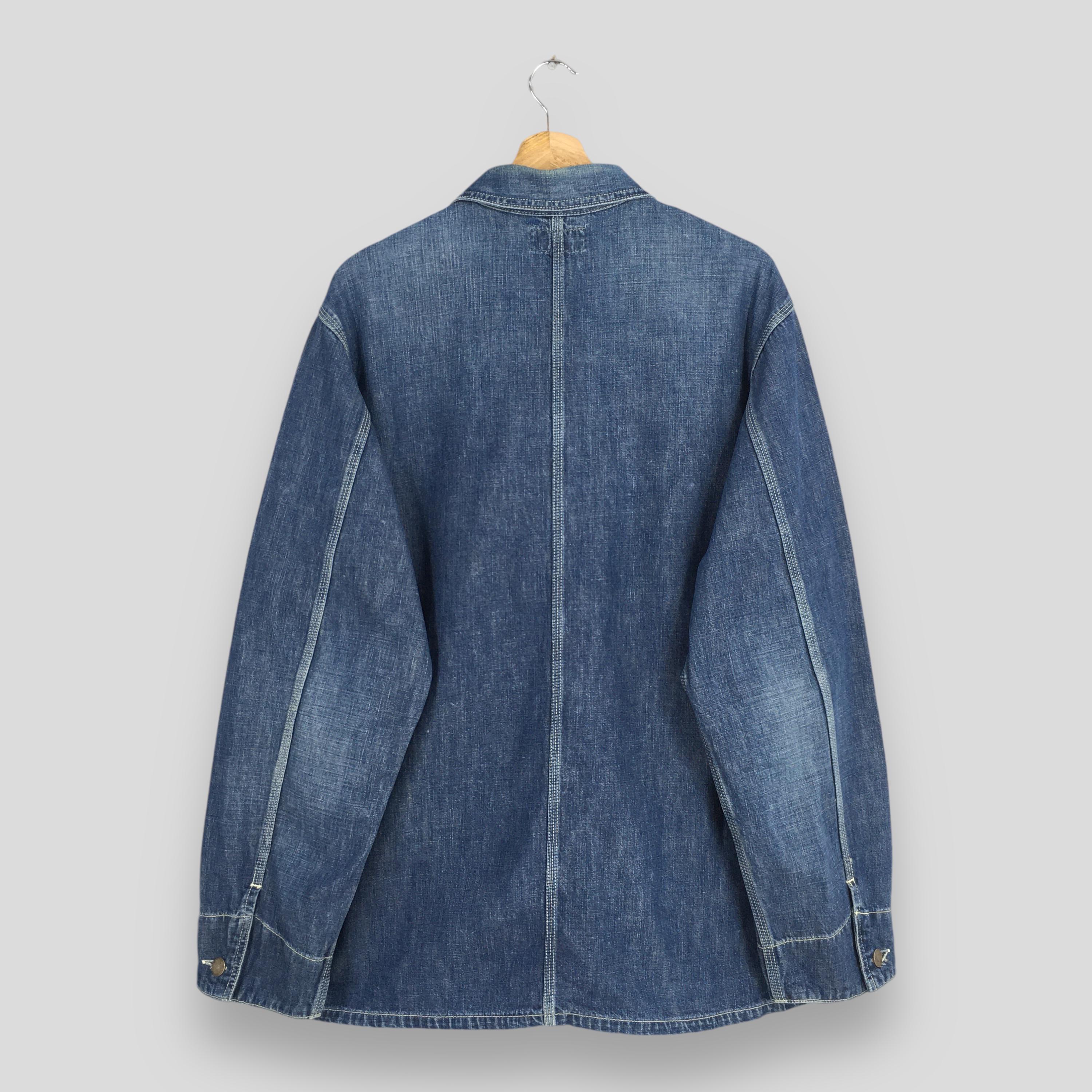Vintage 90s Polo Ralph Lauren Denim Chore Jacket Large Polo RL