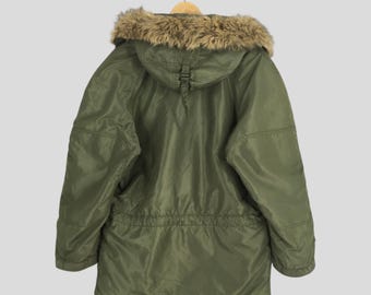 Vintage United Carr Buzz Rickson Type N-3B Parka Jacket Small Us