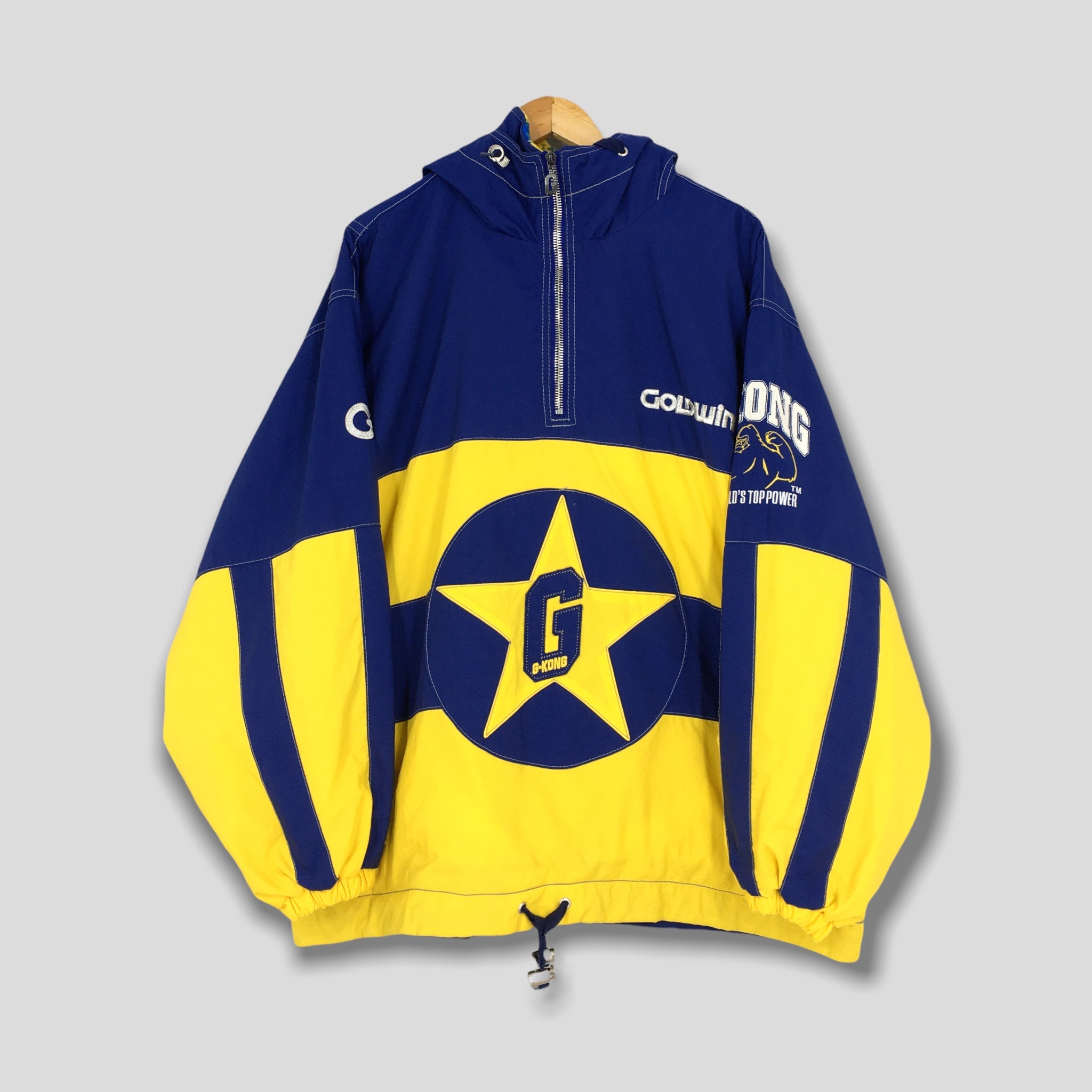 Vintage Goldwin Gkong Colorblock Bomber Ski Wear Jacket
