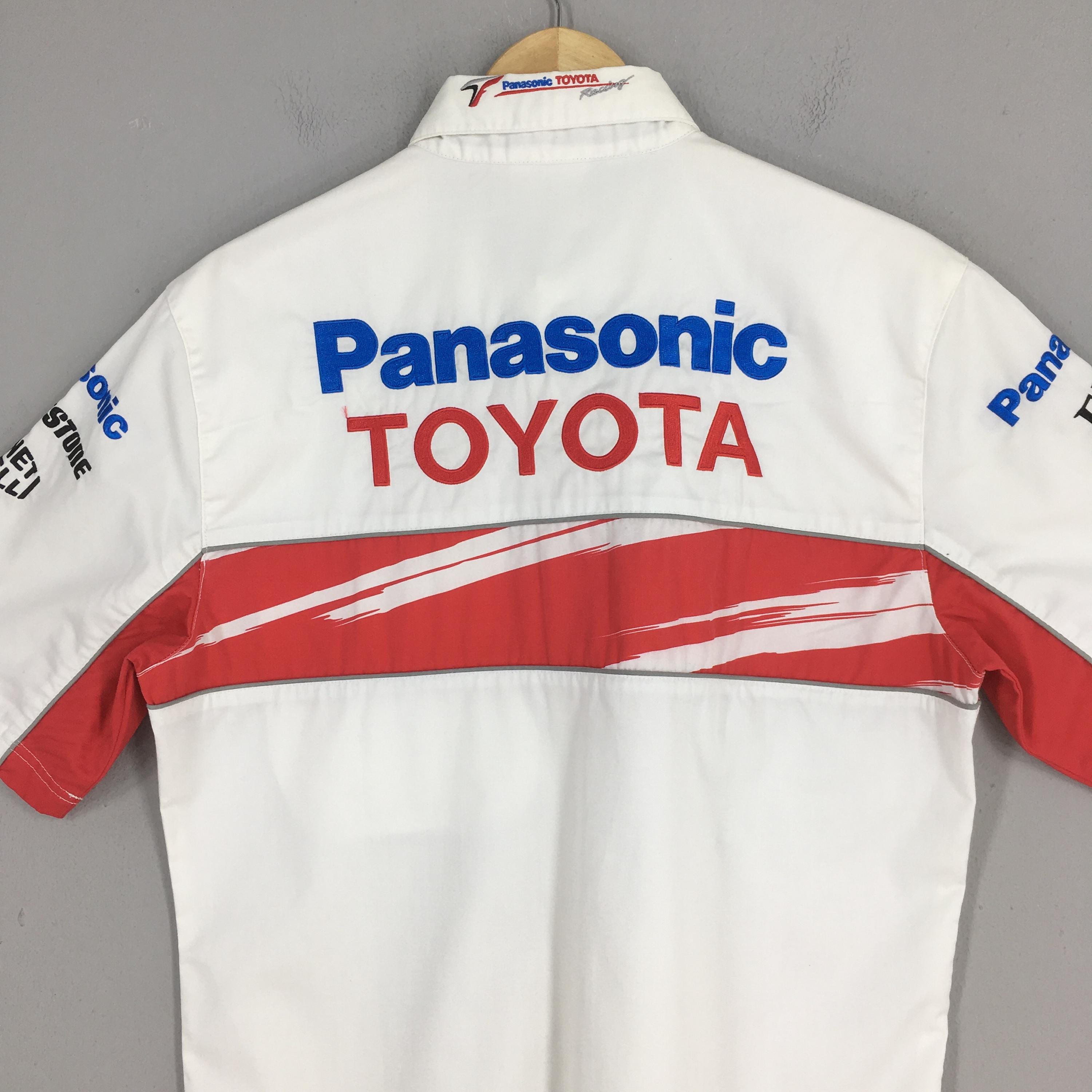 Vintage Panasonic Toyota Racing Shirt Medium JDM Toyota Racing Pit