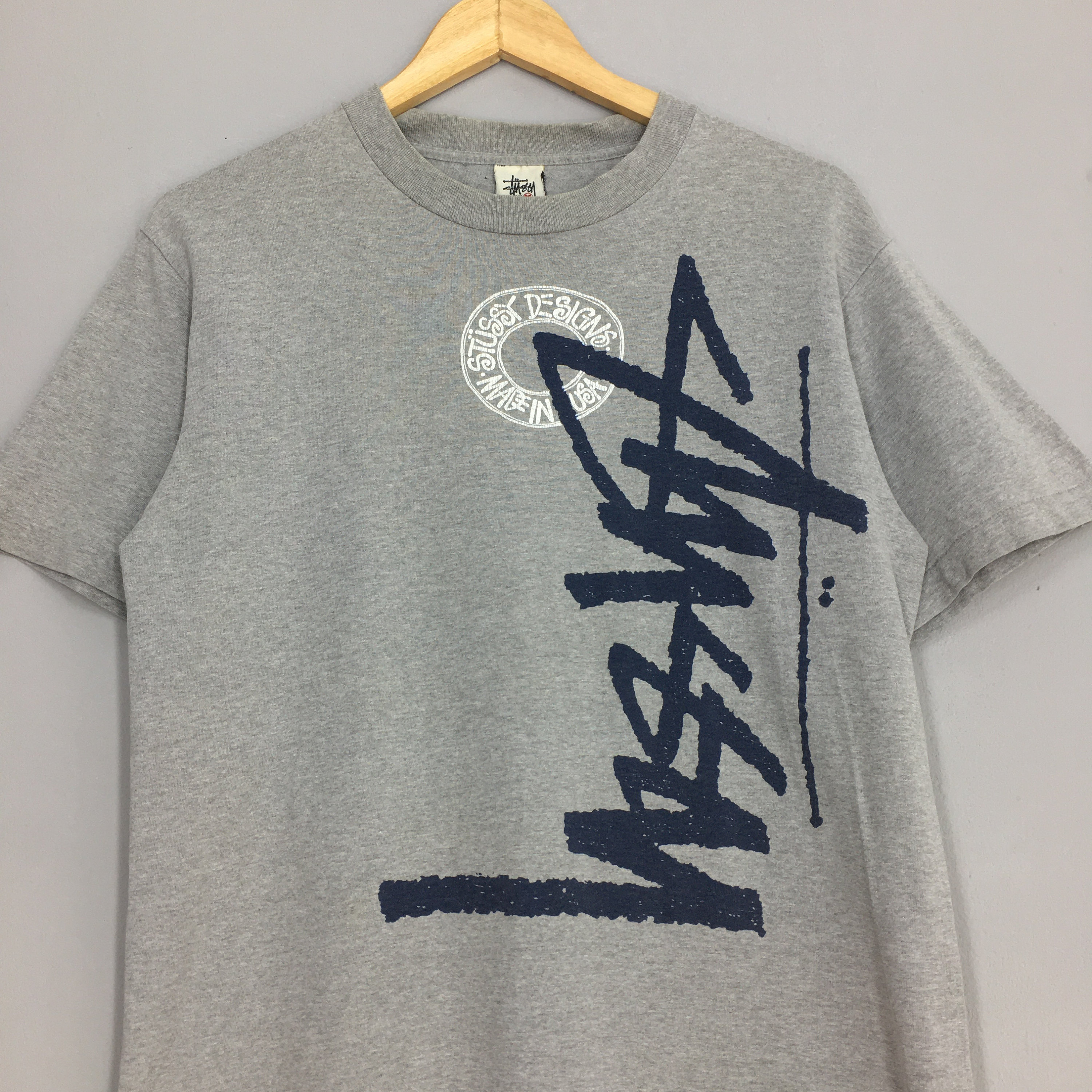 Vintage 90's Stussy Usa Spell Out T Shirt Medium Stussy Big Vintage 90's Stussy Usa Spell Out T Shirt Medium Stussy Big
