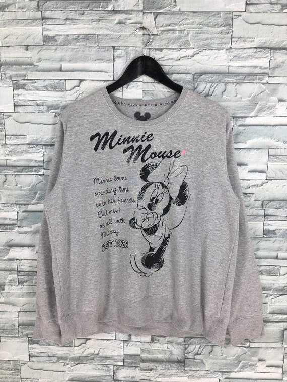 ladies minnie mouse jumper