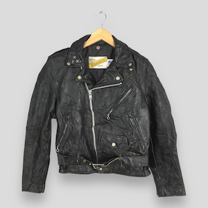 Schott Leather Jacket 36 - Etsy