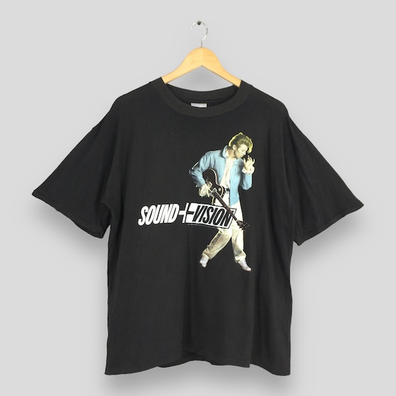 ONE SIZE] 90s David Bowie sound and vision プリント Tシャツ