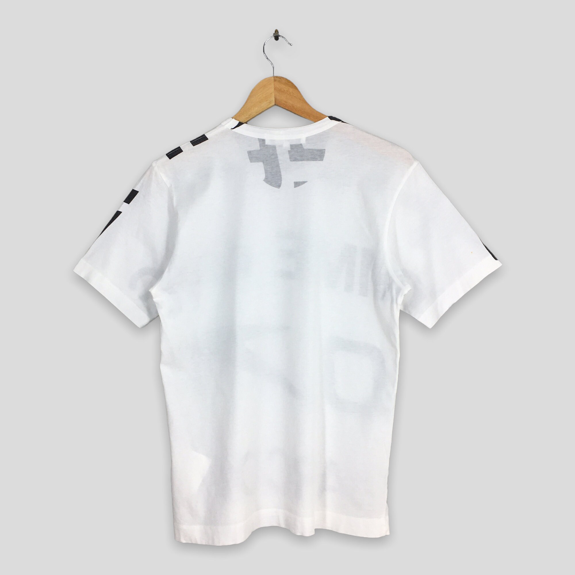 Comme Des Garcons Speedo Overprinted White T Shirt Medium Comme Des Garcons Speedo Overprinted White T Shirt Medium