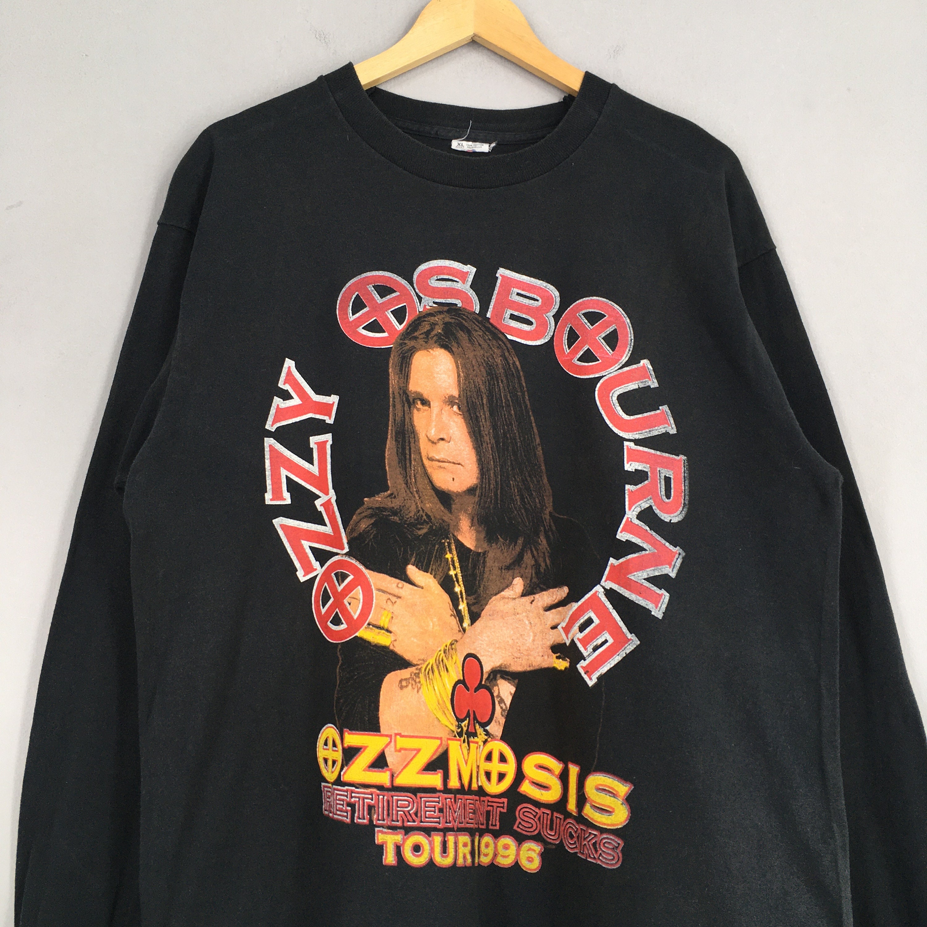 90s USA製 ☆ オジー オズボーン ツアー 両面 プリント Tシャツ