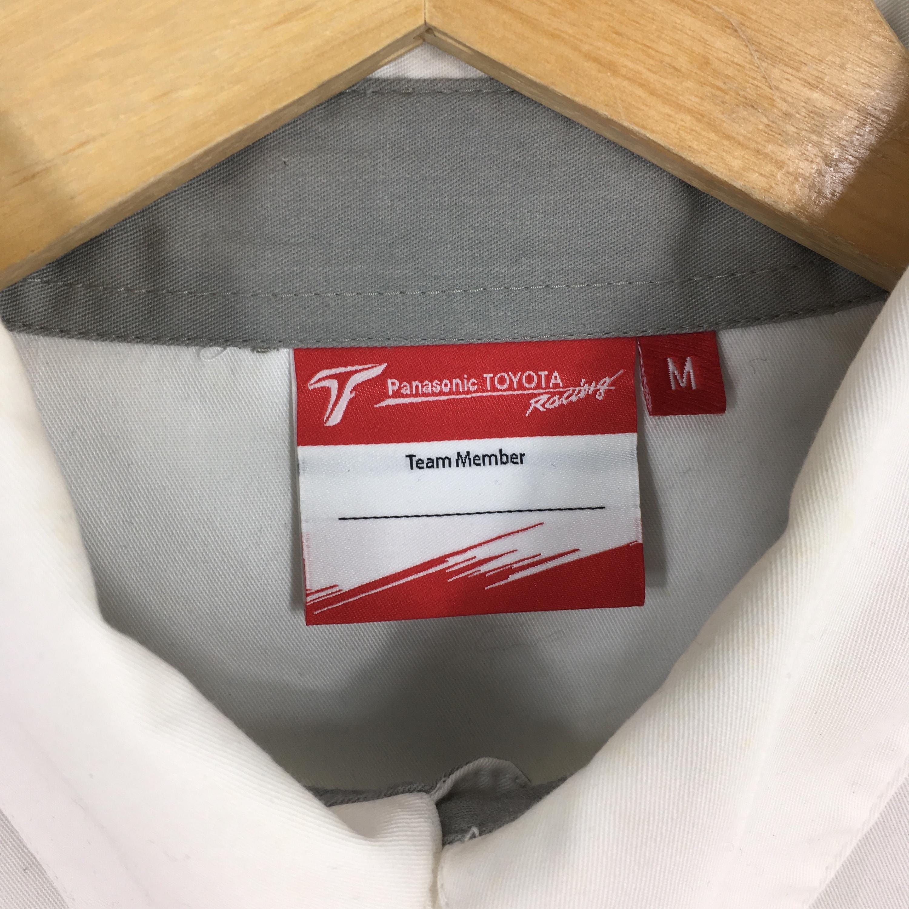 Vintage Panasonic Toyota Racing Shirt Medium JDM Toyota Racing Pit 