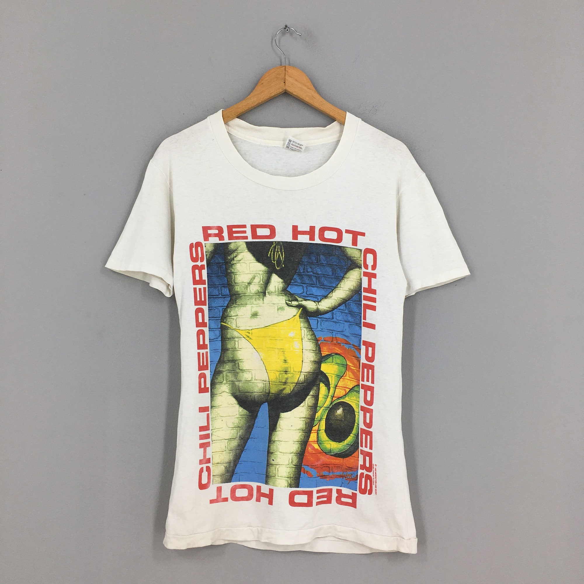 Vintage  1992 Red Hot Chili Peppers Avocado Butt Tshirt
