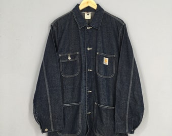 Carhartt jean sales jacket mens