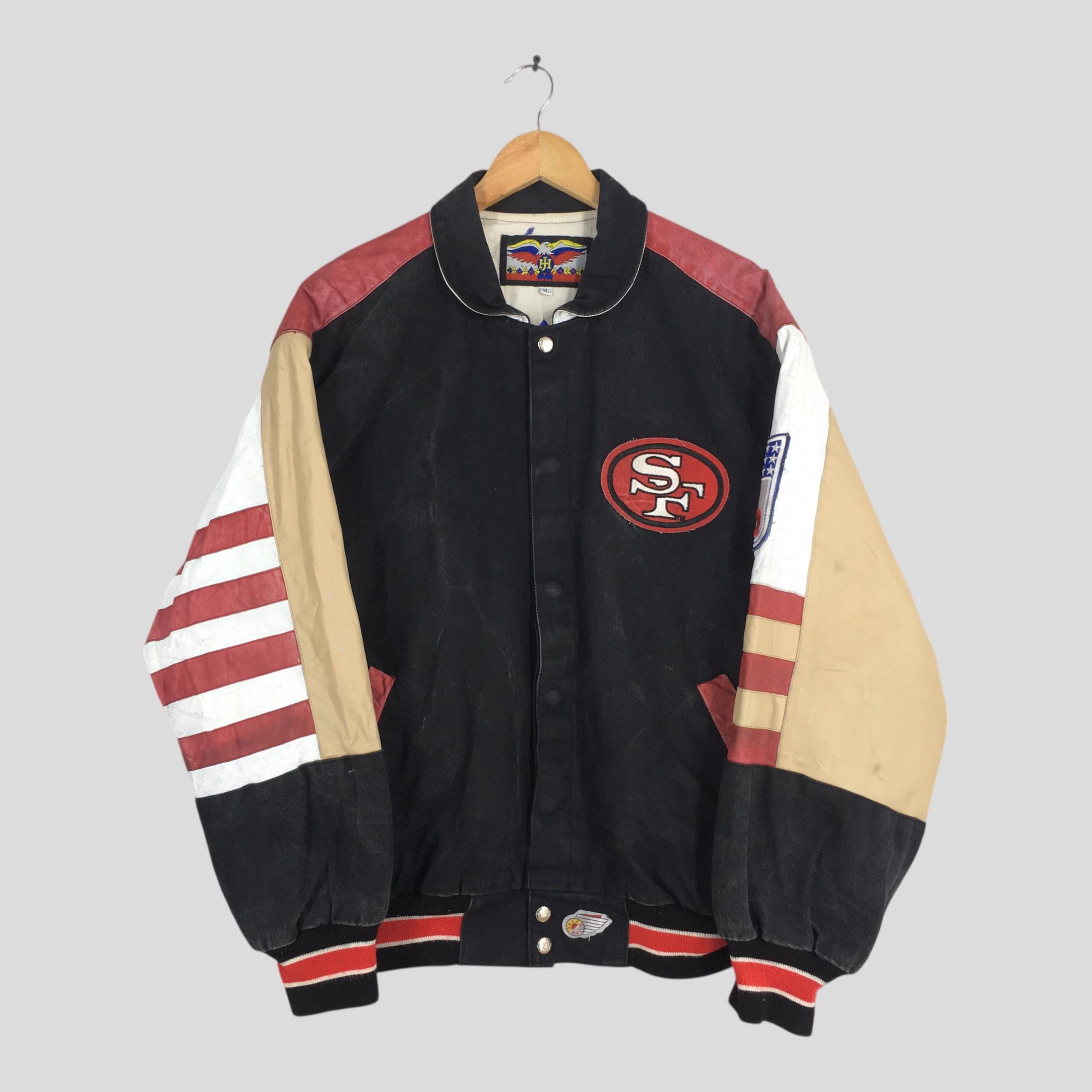 San francisco 49ers leather jacket - Etsy 日本