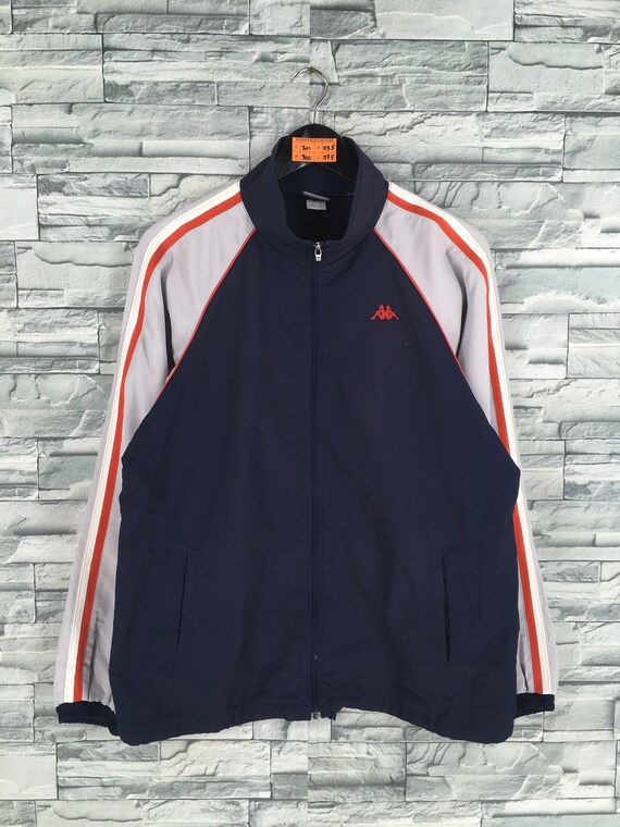 Vintage 1990's KAPPA Zipper Jacket Large Unisex Ka