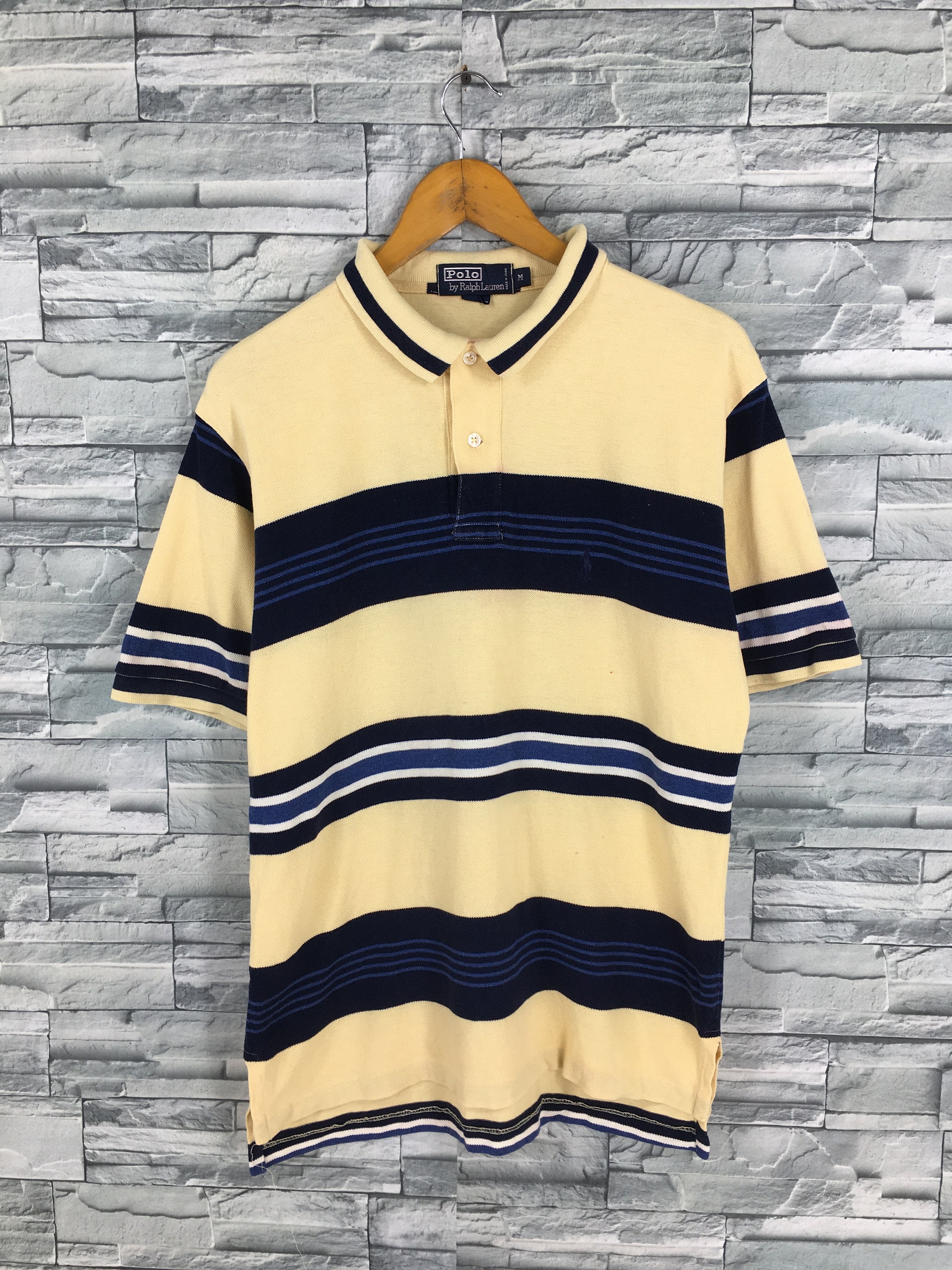 Vintage Polo Sport Polo Stripes Shirt Medium Ralph Lauren Etsy