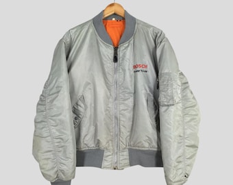 80s〜90s alpha B-15D ma-1 flight jacket Vintage 80s Alpha