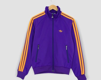 adidas jacket purple