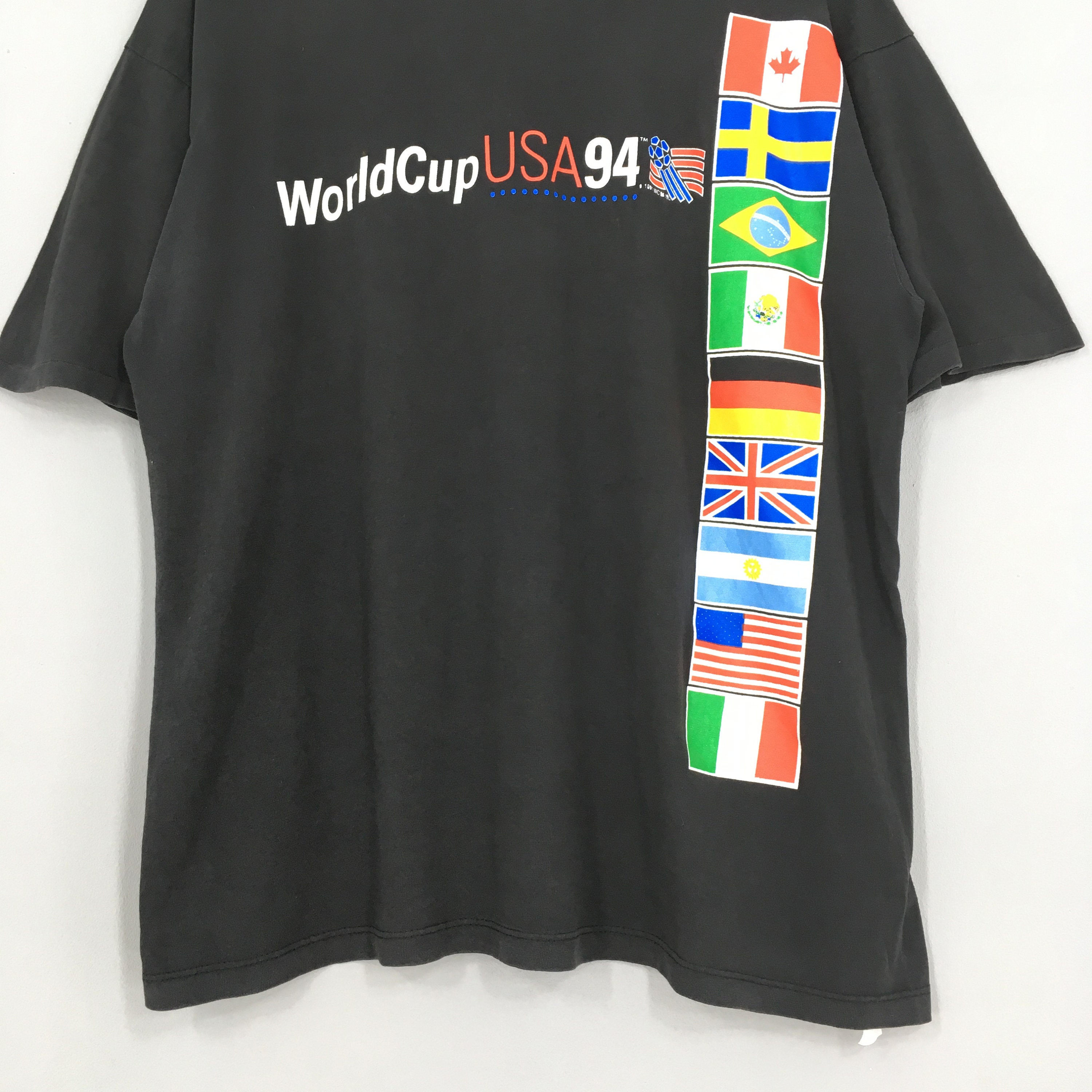 ヴィンテージ ワールドカップ USA 1994 サッカー T シャツ 1990