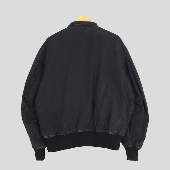 00s～　STUSSY MA-1 BOMBER JACKET 　BLACK Stussy - BLACK REVERSIBLE BOMBER JACKET – LE LABO STORE