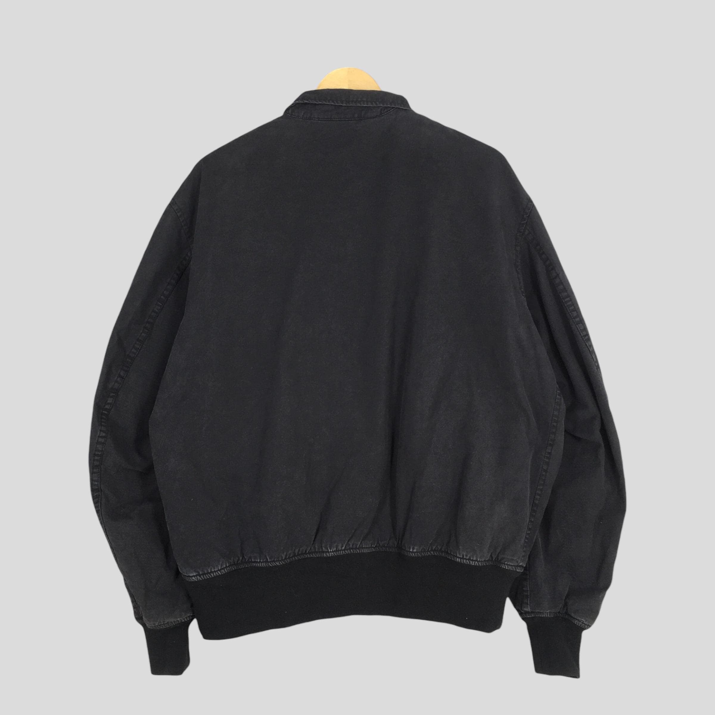 Stussy MA-1ジャケット Lサイズ ブラック Stussy MA-1ジャケット L